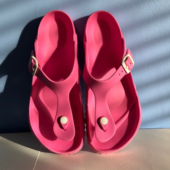 Birkenstock Shoes - Birkenstock EVA Gizeh - Pink - EU 39